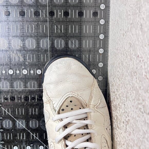 Vintage Nike Air Jordan Retro 7 Cardinal Men Size 10 White Shoes Made In Korea - Picture 14 of 14